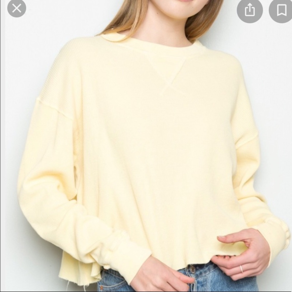 Brandy Melville waffle long sleeve